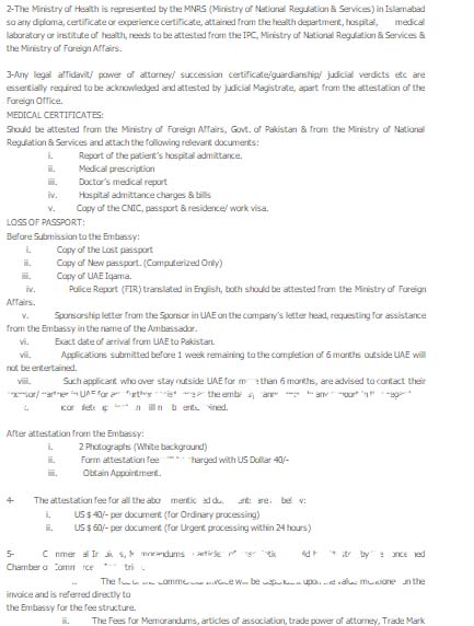 Documents Attestation HS & J